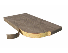 Кромкование ПЛАСТИКОМ столешниц криволинейное