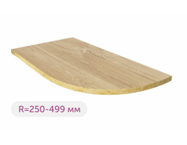 Радиус внешний от 250мм до 499мм