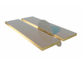 Порезка глянцевой панели