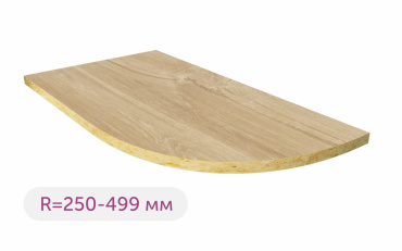 Радиус внешний от 250мм до 499мм