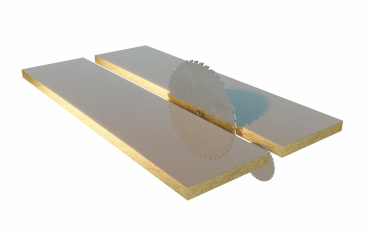 Порезка глянцевой панели