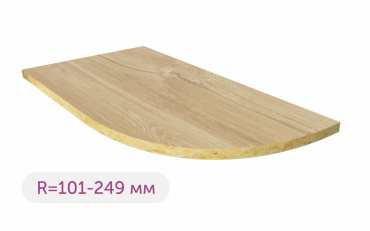 Радиус внешний от 101мм до 249мм